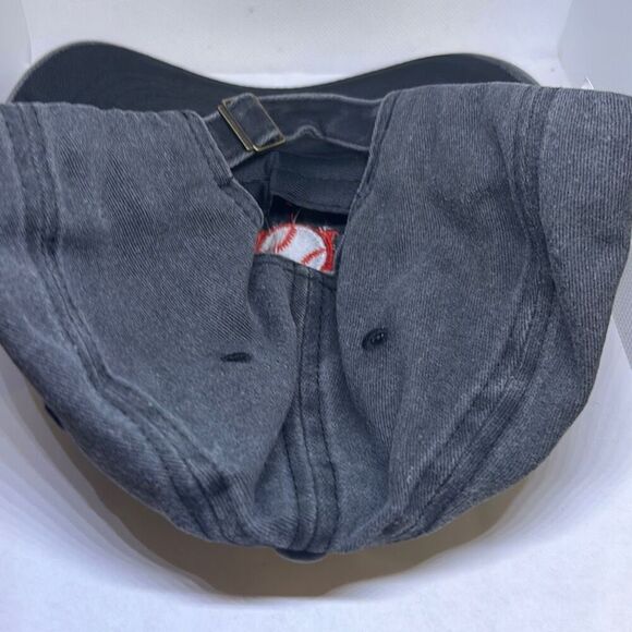 Baseball Mom Embroidered Baseball Cap – Adjustable Distressed Black Hat - Picture 3 of 4